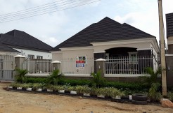 A tastefully finished brand new 4-bedroom bungalow with 2-bedroom flat bq